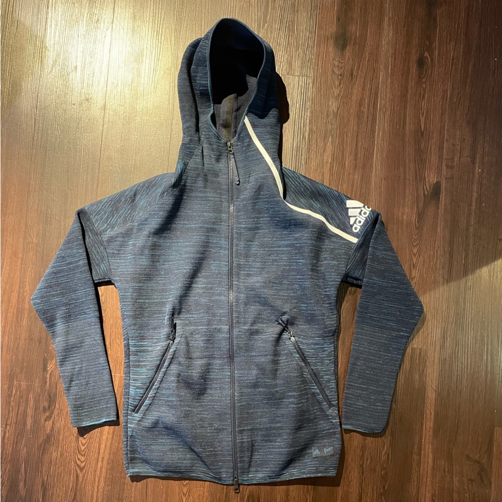 ADIDAS MEN Z.N.E. PARLEY HOODIE (NAVY / LEGEND INK) sz S